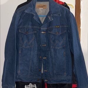 Wrangler Men's Dark Blue Denim Jacket